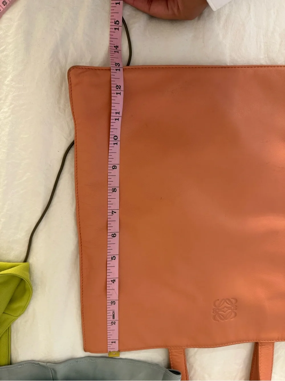 Loewe Coral Pink Leather Tote
